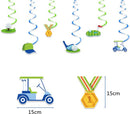 34-Delige Golfthema Feestdecoratieset voor het Ultieme Golffestijn