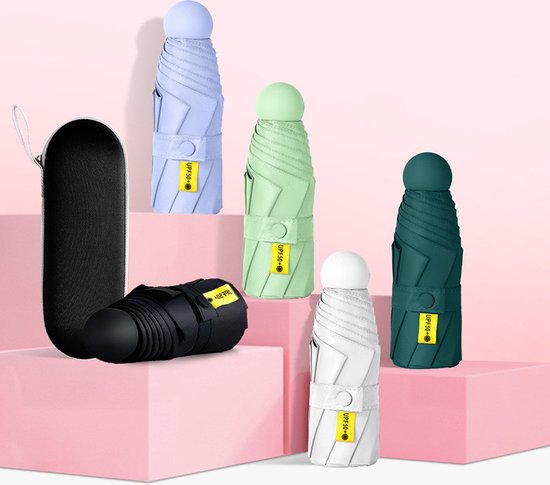 Unikorf Opvouwbare Paraplu UPF50, Windproof & Zonbescherming