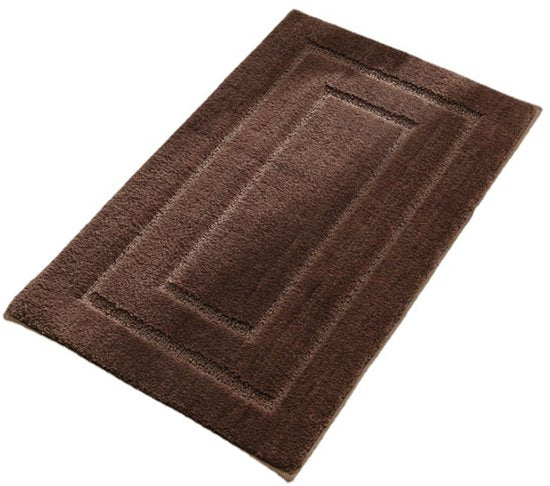 Absorberende Badkamermat 40x60 cm - Anti-slip Bruin