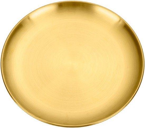 11-delig RVS Bestekset voor Picknick en BBQ - Gold, 2 Pers.