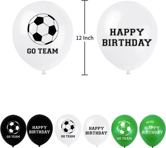 47-delig Voetbal Verjaardagset - Feestdecoratie