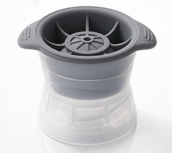 TDR-4 stuks Siliconen ijshockey ijsbakvorm grijs (groot) 11*8*7.5CM