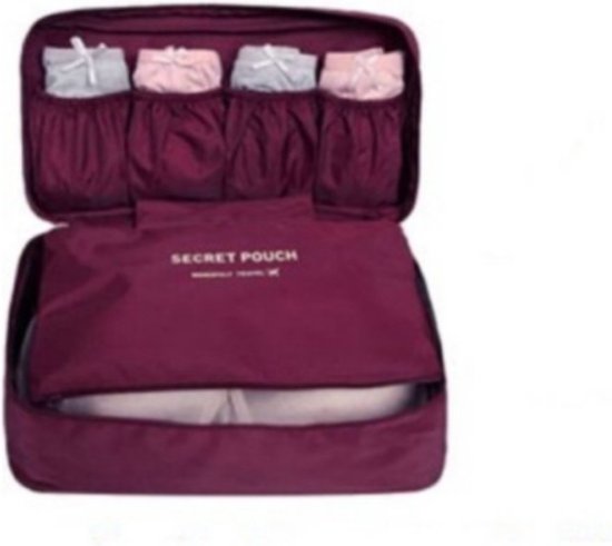 Unikorf Lingerie/Make-up & Toilettas - Bordeauxrood