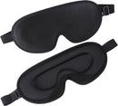 3D Verduisterend Slaapmasker - Comfortabel Oogmasker Zwart