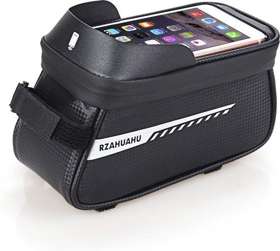 Waterdichte Fietsstuurtas met Aanraakscherm - Zwart