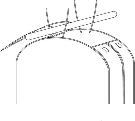 Unikorf 2x Transparante Kledinghoes 90 cm - Stofdicht