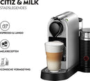 Krups Nespresso Citiz & Milk XN761B - Koffiecupmachine - Zilver - Met Melkopschuimer - Compact - Retro Design