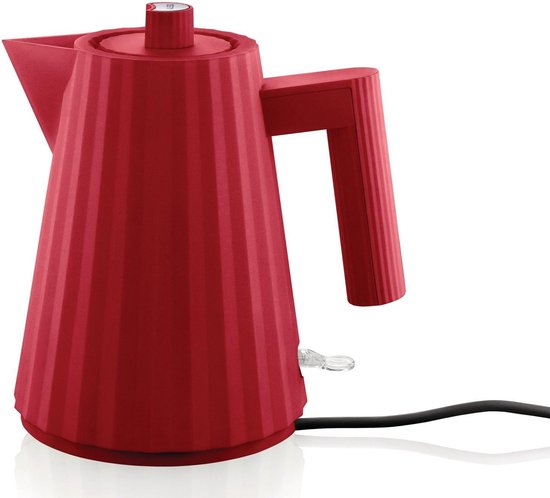 Alessi Plissé Waterkoker 1.7L Rood