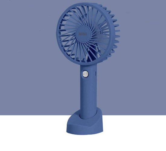 Draagbare USB Ventilator - Oplaadbaar - Diepzee Blauw
