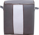 4 Stuks Opbergtassen van Oxford stof - voor kleding, dekbed en tuinkussens - set van 4 stuks - 62 liter - 48x28x46 - grijs