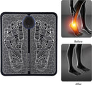 Voetverlichting op Een Nieuw Niveau: De Voetmassage Mat met Innovatieve EMS-Technologie - 6 Massagestanden & 9 Intensiteiten - Draadloos & USB-oplaadbaar