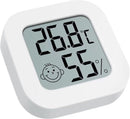 2-in-1 Mini Digitale Hygrometer - Temp & Vocht, Wit