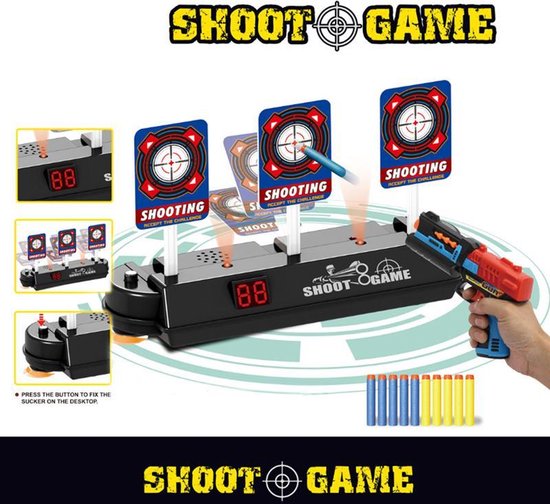 TDR - Mechanische Schietkast 3 Doelen - Shooting target - schietdoel - Schietschijf - Met LCS Scorebord