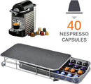 Unikorf Capsule Houder - 40 st - Nespresso - RVS - Zwart
