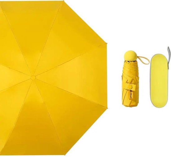 Unikorf Opvouwbare Windproof Paraplu UV50 Gratis Reisetui