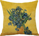 Sierkussensloop 45x45 cm - van Gogh, Vaas met Irissen