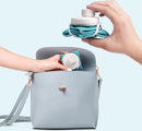 Outdoor draagbare opvouwbare waterfles cyaan 600ML