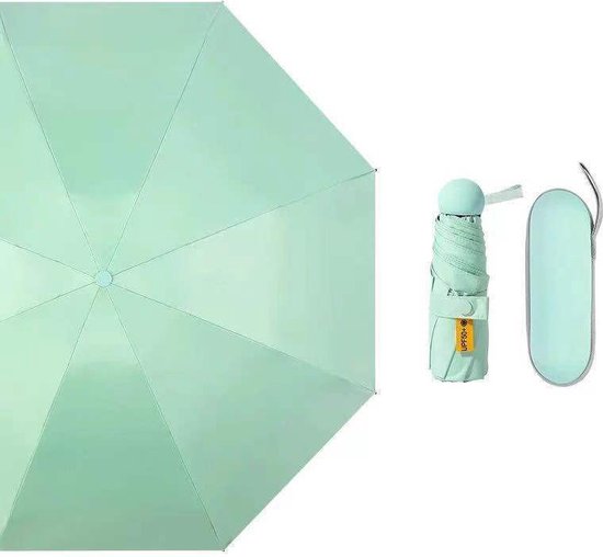 Opvouwbare Windproof Paraplu met UPF50 en Reisetui