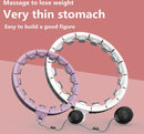 Verstelbare Fitness Hoelahoep - Hoelahoep - weighted hula hoop - Volwassenen Hoelahoeps - Wit - 2 kg