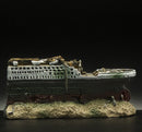 Aquariumdecoratie Gezonken Schip Titanic - Realistisch, Hars