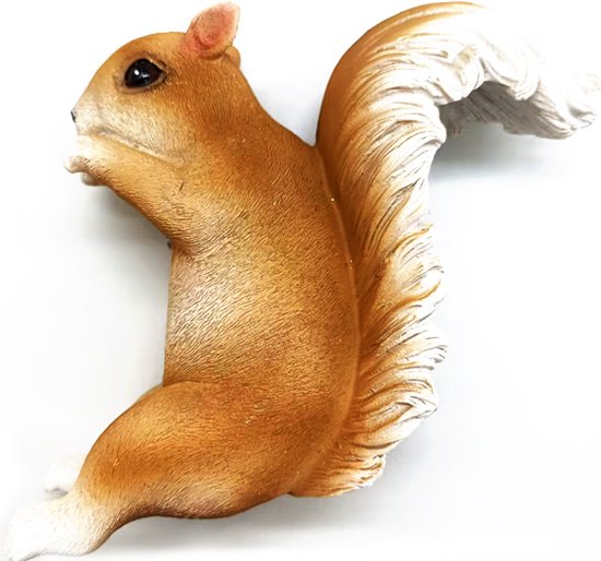 Gesimuleerde Eekhoorn Tuindecoratie - Hars 6.5*14*15cm