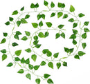 24 stuks*2 meter Klimop Slinger - Backdrop Decoratie Plant voor Huis en Tuin-Kunst Hangplant- Scindapsus Pictus-Drakenklimop Kunstplanten voor Binnen en Buiten