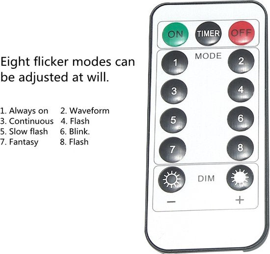 Unikorf Valentijns Rood Hart Fairy Lights 2m