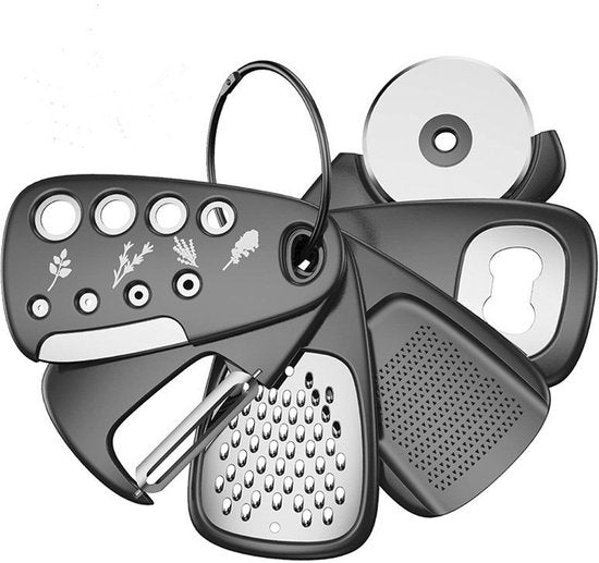 6-in-1 Keukenhulpen Set – Compact, Functioneel en Innovatief
