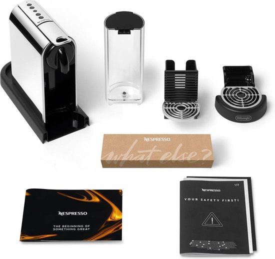 De'Longhi Nespresso CitiZ Platinum EN220.M - Koffiecupmachine - Stainless Steel