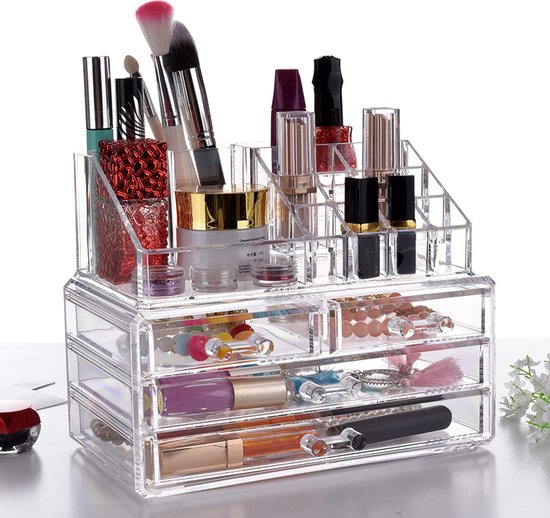 Make Up Organizer - Cosmetica opbergdoos 4 lades 16 vakken