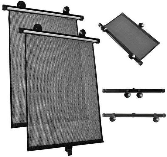 Rol zonnescherm 40*45CM zwart