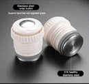 TDR - Thermosfles - RVS - grote capaciteit - 580 ml  wit