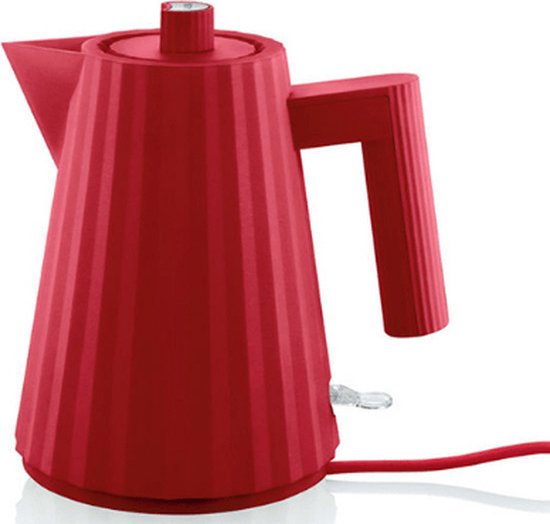 Alessi Plissé Waterkoker 1.7L Rood