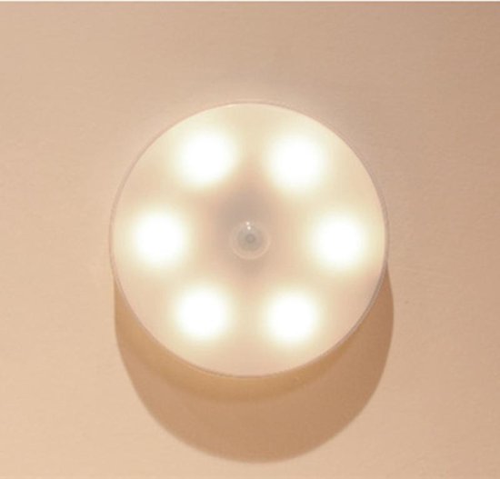 Draadloze LED-plaklamp (12 mm dik) met bewegingssensor, time
