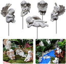 6 stuks Engelbeeldjes van hars, set van vijf, 16*13,5*27,5 cm