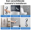 2-pack Handgrepen - 2 stuks - met zuignappen - verrijdbare leuningen - veiligheidsgrepen - badkamerstandaards - douchegrepen - veiligheidsbeugel - voor senioren en gehandicapten ondersteuning in toilet - Kastgrepen, glazen deuren, ramen