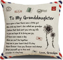 TDR Sierkussensloop 45x45 cm - 'To my granddaughter'