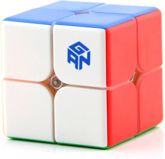 GAN 249 V2 2x2 Speed Cube - Stickerless Mini Kubus
