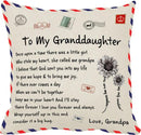 TDR Sierkussensloop 45x45 cm - 'To my granddaughter'