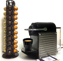 Draaibare capsulehouder - Geschikt voor Nespresso en compatible Capsules - 40 stuks zwart