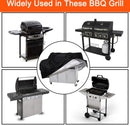 Hoogwaardige Waterbestendige Barbecuehoes met Trekkoord- Duurzaam 420D Oxford-stof -145x61x117cm