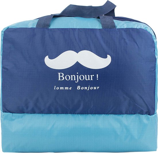 2x Waterdichte tas met compartimenten - marineblauw