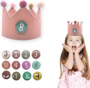 Verjaardagskroon - Koninklijke Kroon 1-9 jaar - Roze