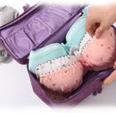 Multifunctionele lingerie/ondergoed tas - paars 27x14,5x12CM
