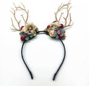 Prachtige Handgemaakte kerst Haarband met Bloemen- en Bessen