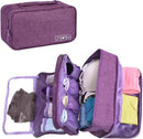 Multifunctionele lingerie/ondergoed tas - paars 27x14,5x12CM