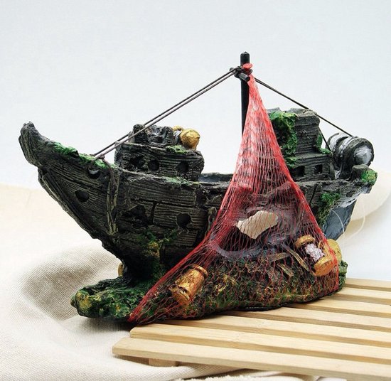 Unikorf Piratenavontuur Aquarium Decoratie 25*9*18.5cm