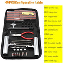 46-delige bandenreparatieset voor fiets, motor & auto