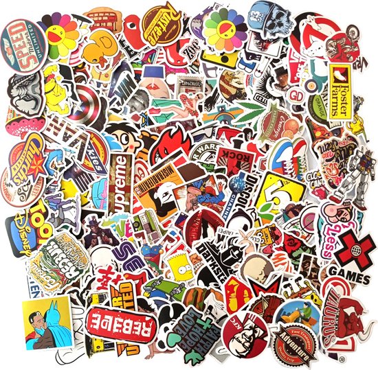 TDR - 200 stuks - hoogwaardige kwaliteit graffitistickers -