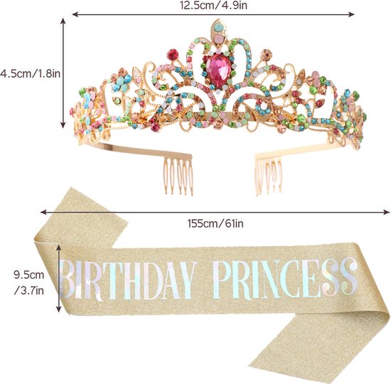 Verjaardag Prinses Sjerp en Tiara - Gouden 'Birthday Princes
